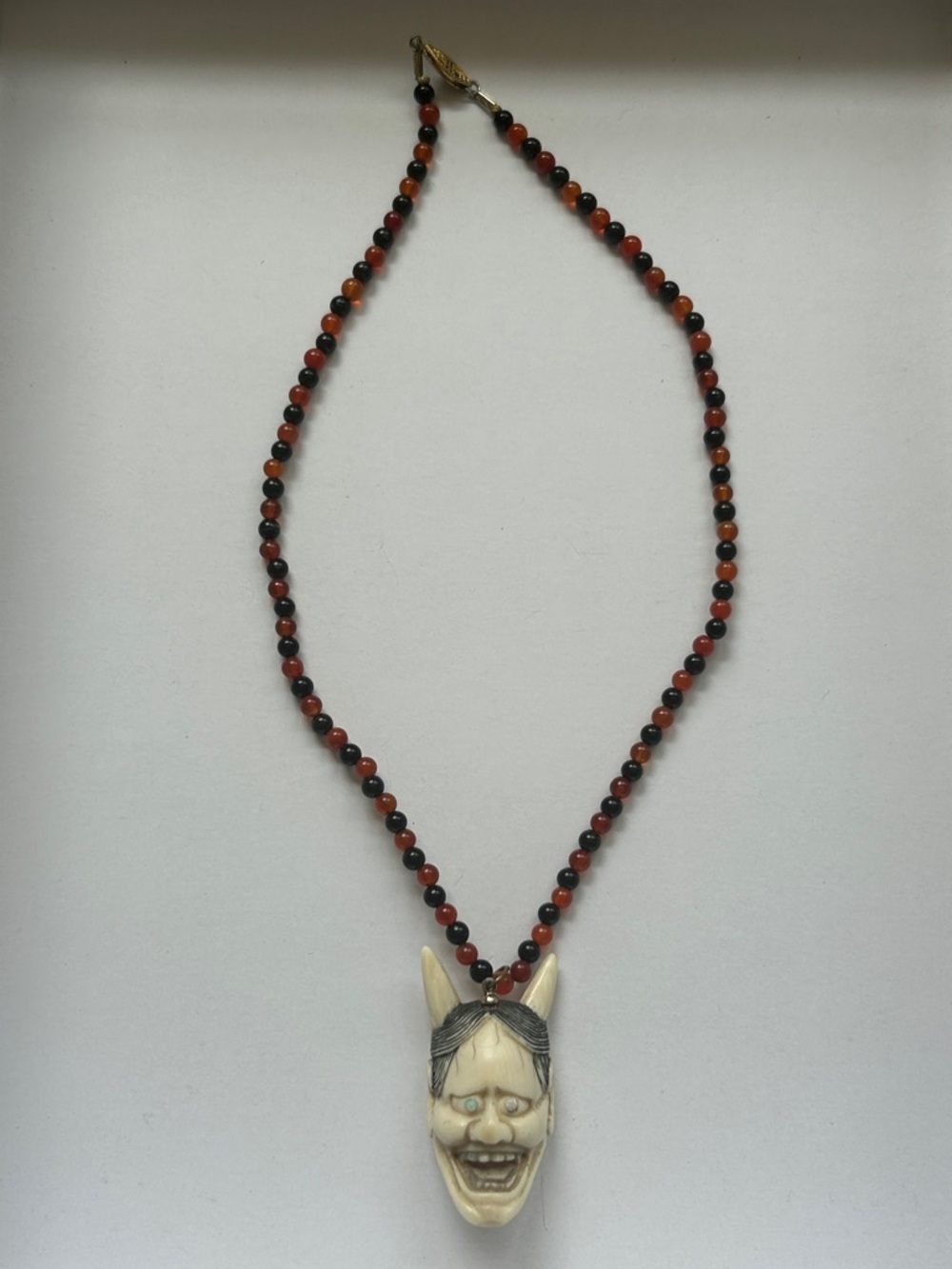 Netsuke Oni necklace